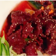 Deep Fried Lamb with Chilli Plum Sauce